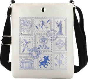 Percy J. Inspired Gift Percy Trident Film Lover Gift Bookworm Gift Heroes Gift Crossbody Bag for Percy J. Bookish