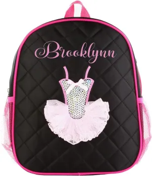 Personalized Embroidered Dance/Ballet bag - Ballet Dress