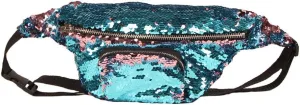 Personalized Fanny With Adjustable Strap, Fashionable Single Shoulder Travel Bag With Sparkly Sequins, Foldable Versatile Crossbody Bag Accessory for Women Girls Unisex