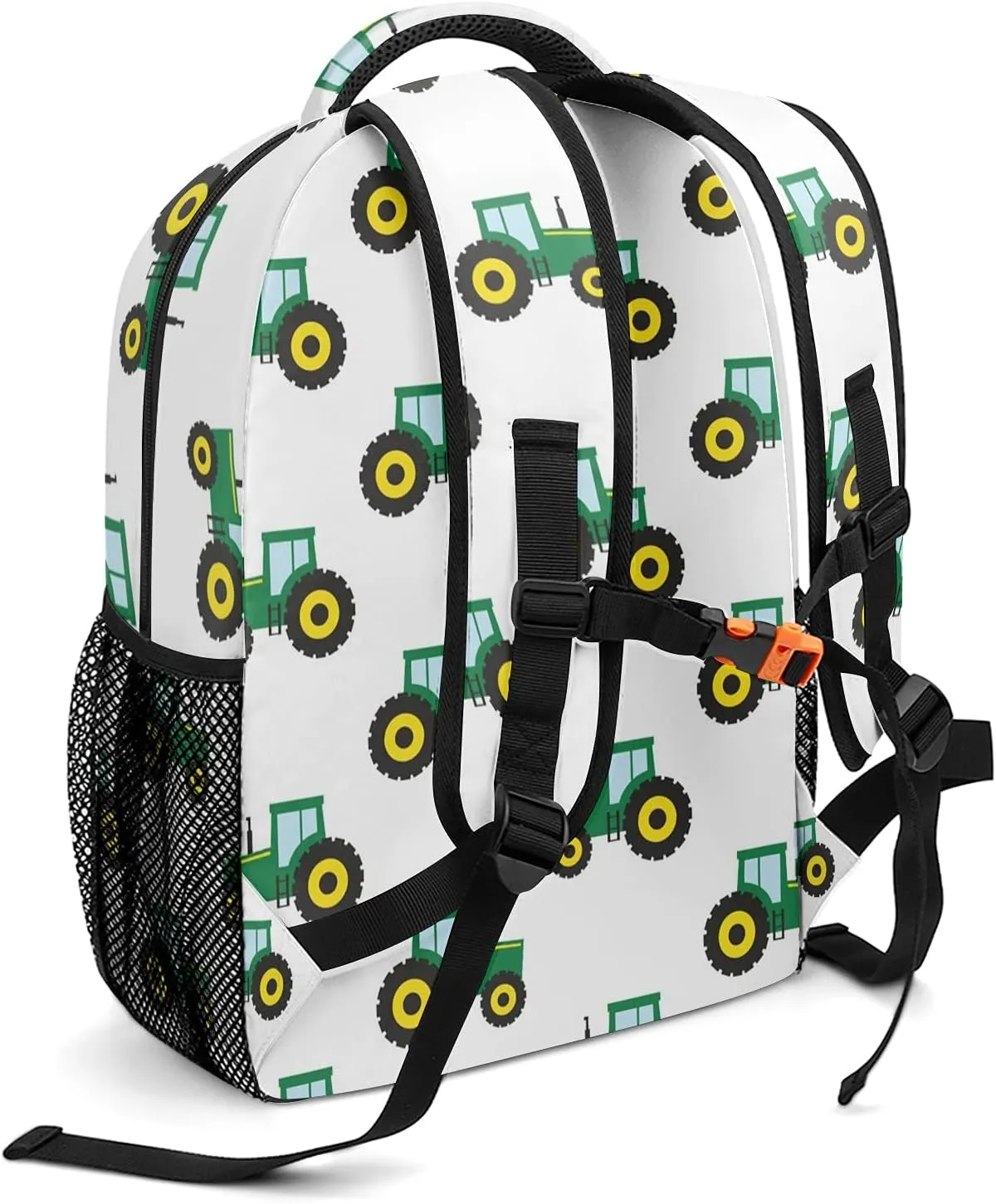 Personalized Personalized Farm Tractor School Bag with Name Laptop Bags Casual Travel Daypack for Kids Children Gifts 12.2 x 5.9 x 16.5 inch (LxWxH) Muilti 13