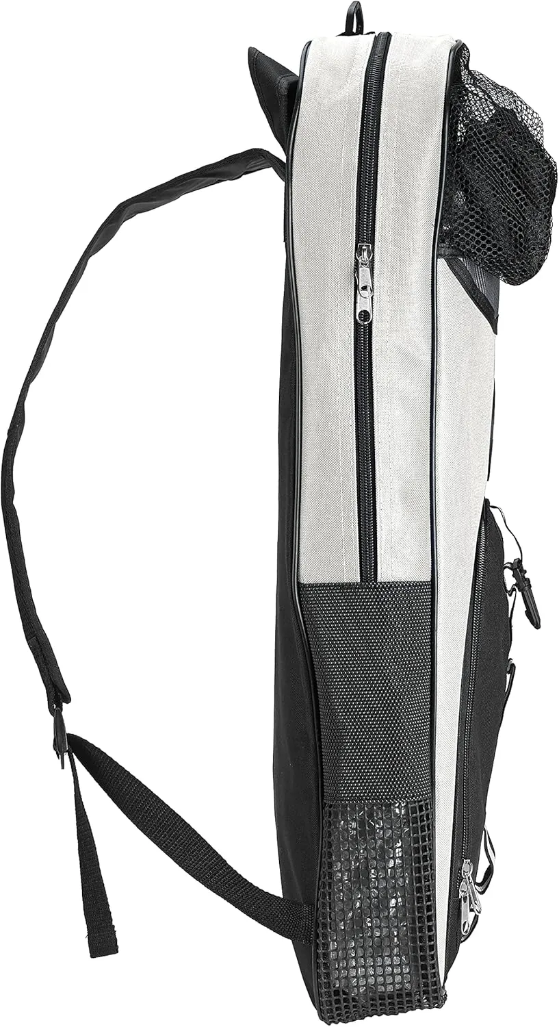 Phantom Aquatics Rapido Snorkeling Backpack with Shoulder Strap - Fits Snorkel Mask Fin Snore Set and More - Ideal Snorkel Travel Bag, Snorkeling Gear Equipment and Water Sports