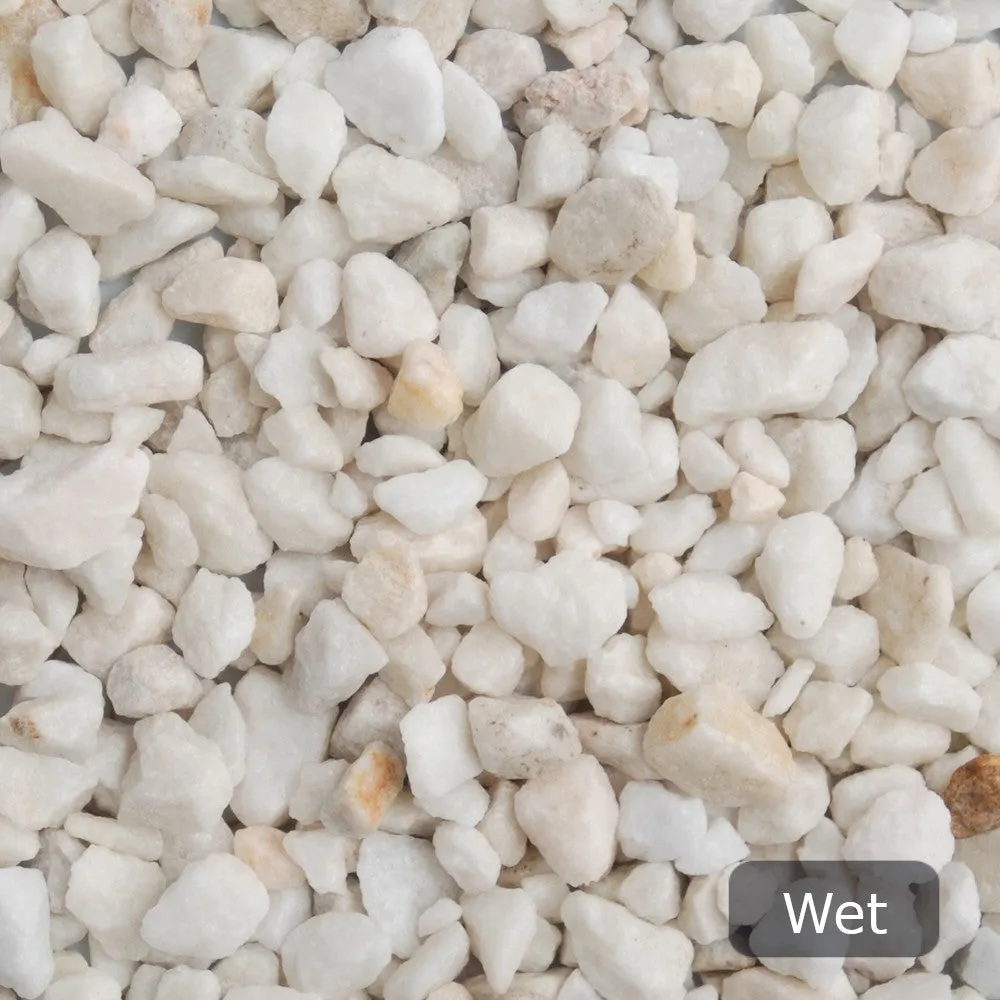 Polar White Chippings, 20mm: 20kg Bag