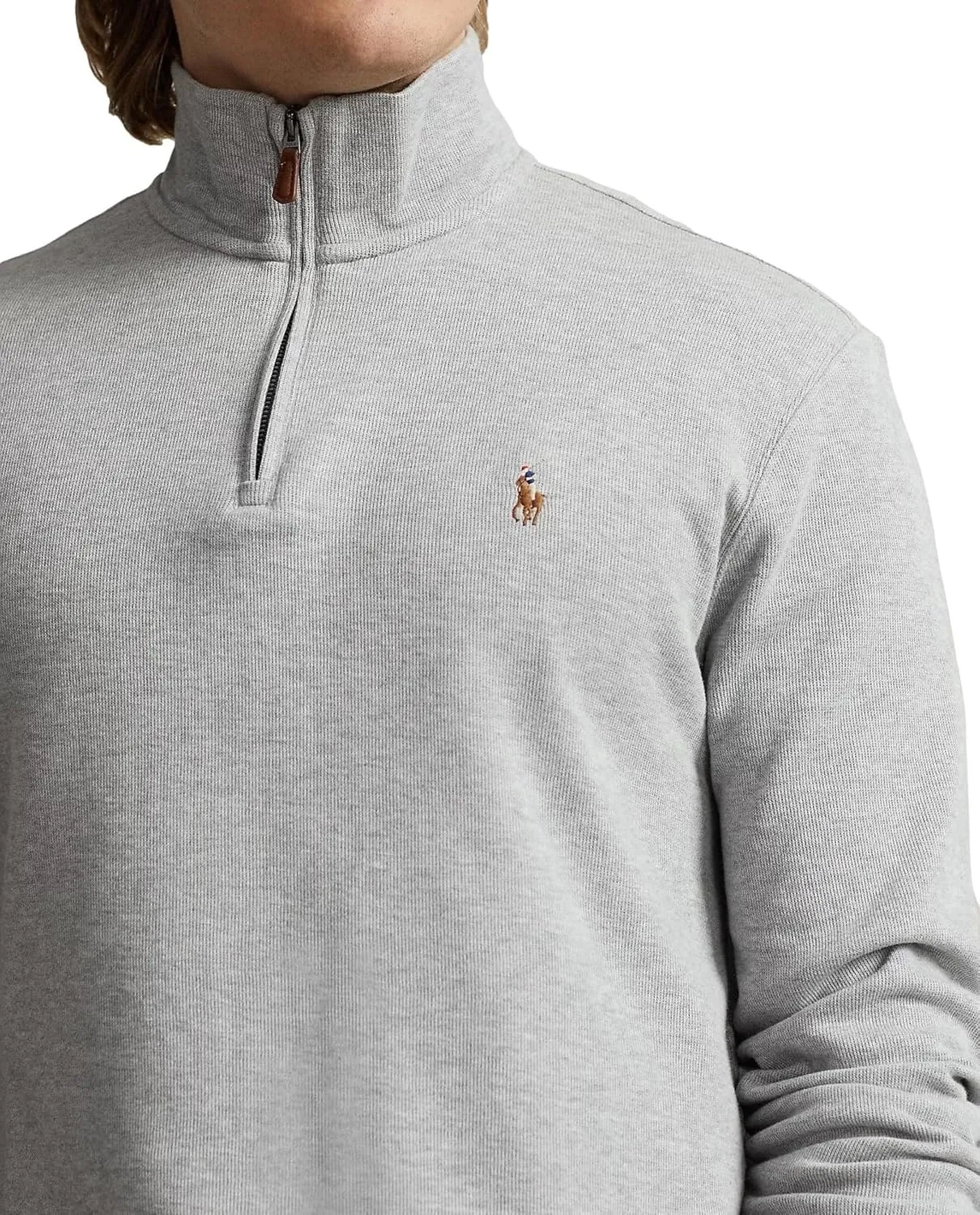 Polo Ralph Lauren Men's Long Sleeve Fleece Quarter Zip Sweatshirt
