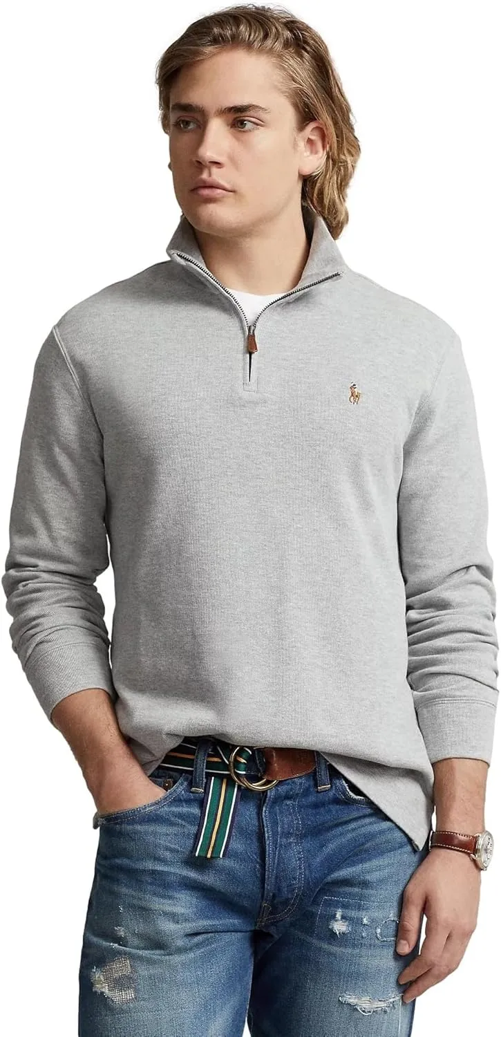 Polo Ralph Lauren Men's Long Sleeve Fleece Quarter Zip Sweatshirt