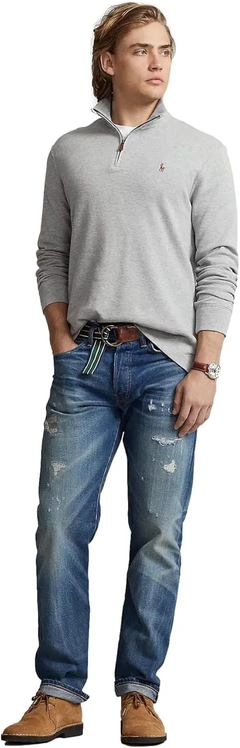 Polo Ralph Lauren Men's Long Sleeve Fleece Quarter Zip Sweatshirt