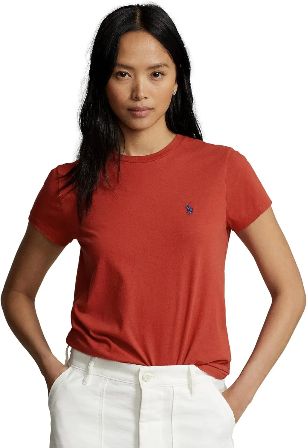 Polo Ralph Lauren Womens Crew Neck Jersey T-Shirt
