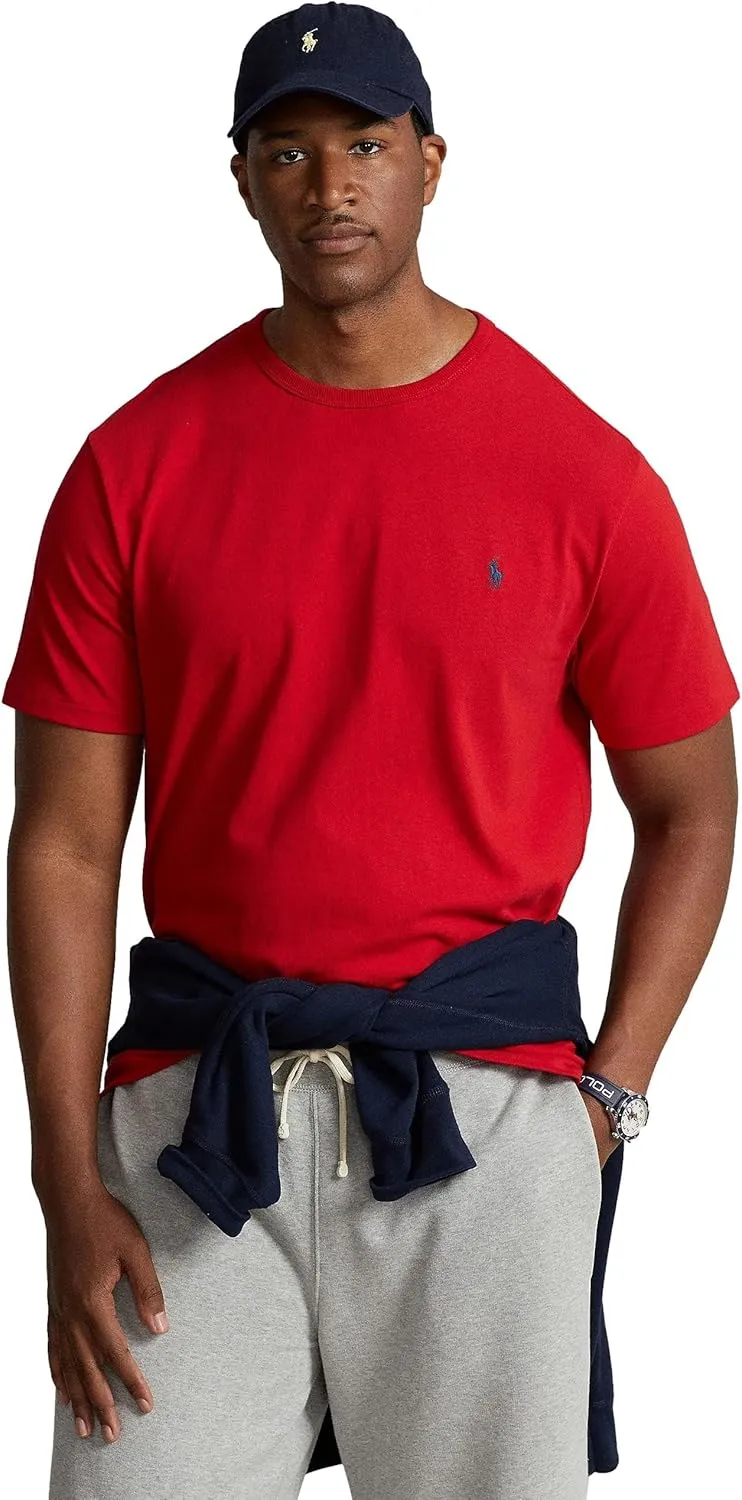 Polo RL Men's Big and Tall Crewneck Pony T-Shirt