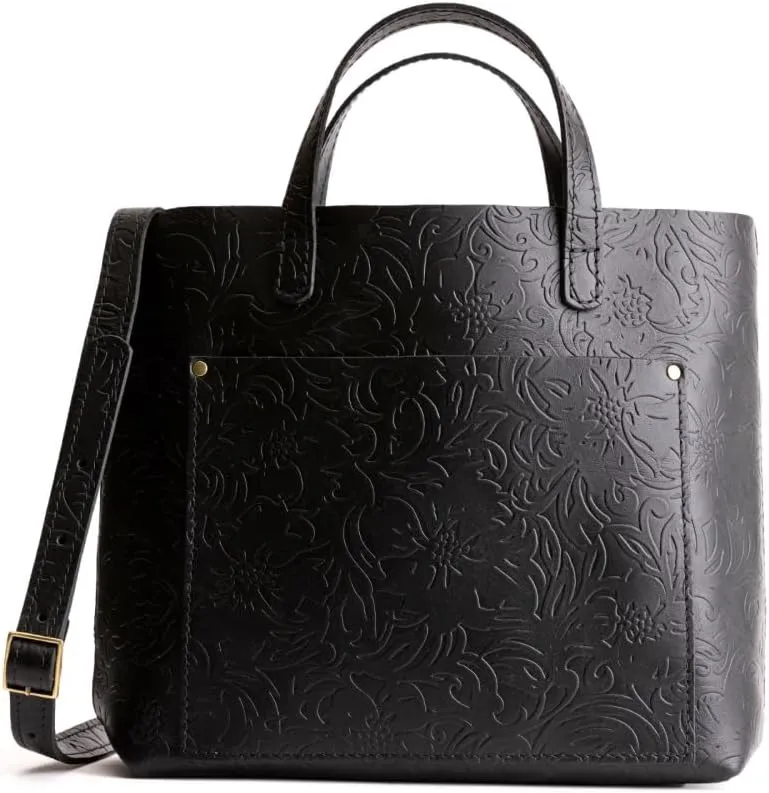 Portland Leather Goods Medium Crossbody Tote for Women – Handmade from the Finest Full-Grain Hides