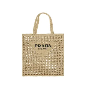 Prada Raffia Shoulder Bag