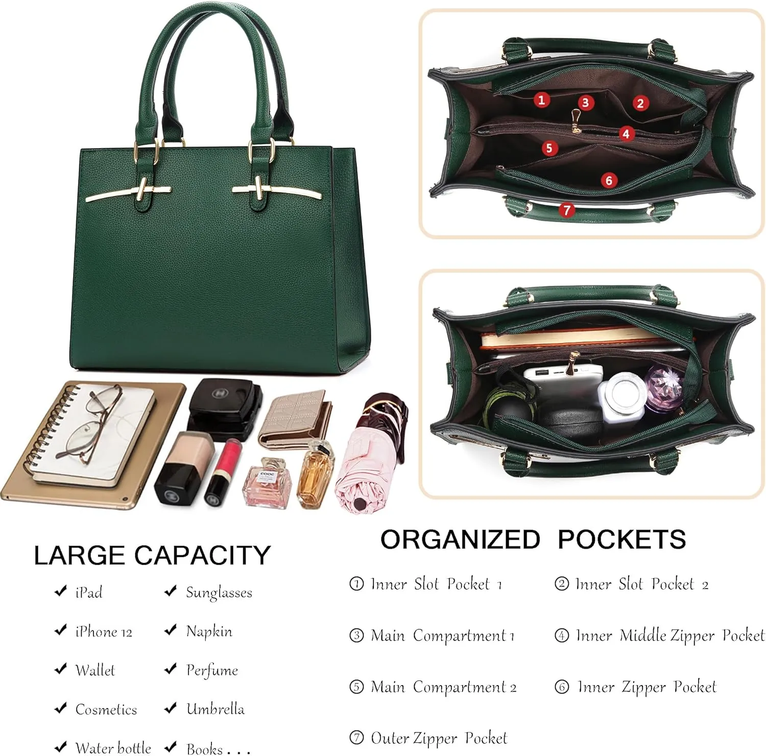 Purses for Women Crossbody Bags for Womens Shoulder Handbags PU Leather Tote Bag Top Handle Purse