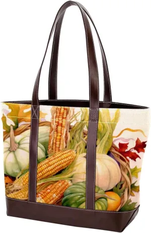 Purses for Women,Tote Bag for Women,Handbags for Women,Autumn Harvest Pumpkin