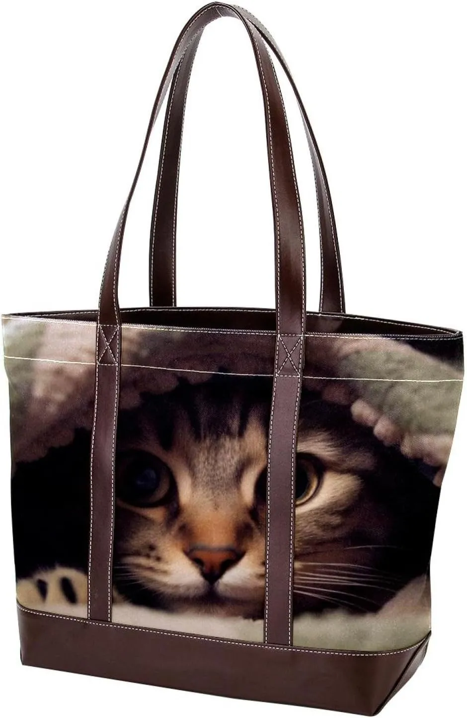 Purses for Women,Tote Bag for Women,Handbags for Women,Bed Cute Cat