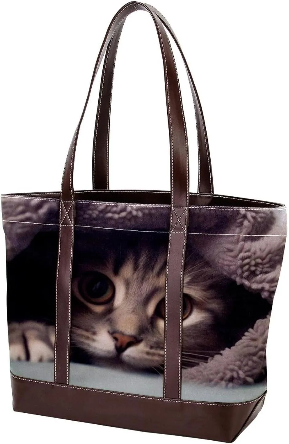 Purses for Women,Tote Bag for Women,Handbags for Women,Bed Cute Cat
