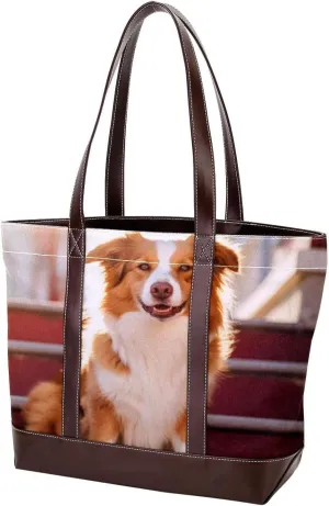 Purses for Women,Tote Bag for Women,Handbags for Women,Border Collie Dog