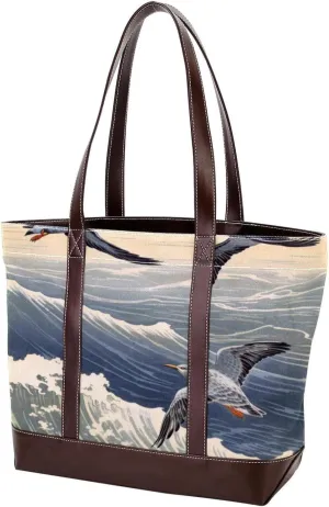 Purses for Women,Tote Bag for Women,Handbags for Women,Flying Cranes