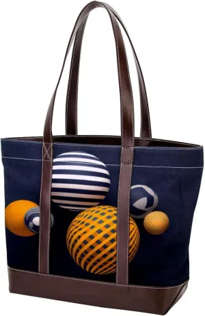 Purses for Women,Tote Bag for Women,Handbags for Women,Spheres Stripe Vector Art Pattern