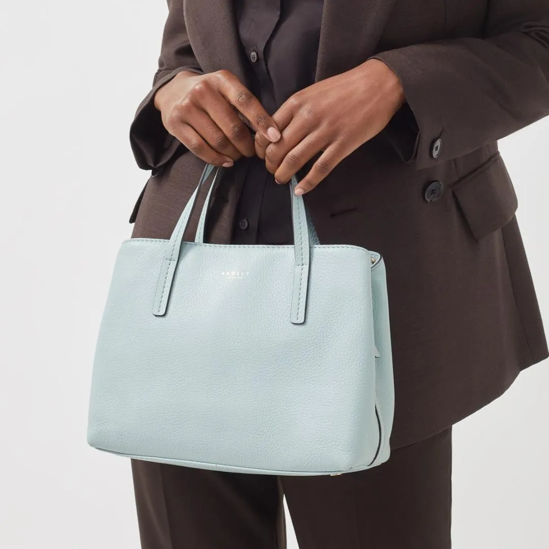 Radley Dukes Place Medium Ziptop Grab Bag - Seafoam