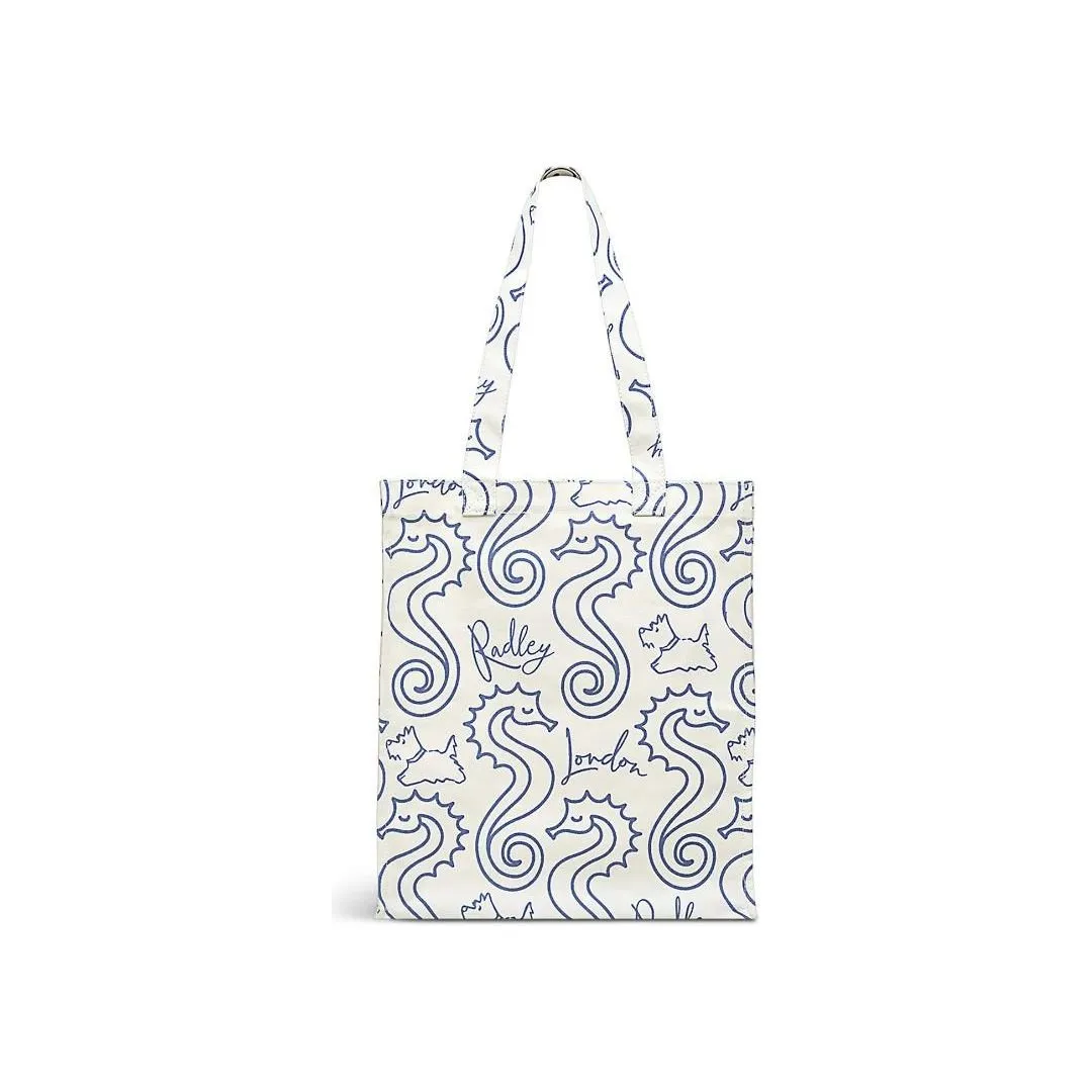 Radley Seahorse Medium Open Top Tote Bag - Natural