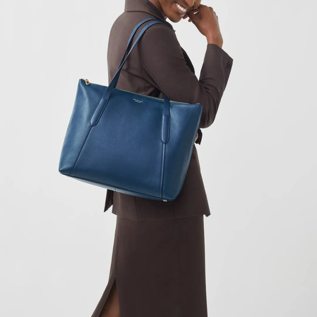 Radley Wood Street 2.0 Large Ziptop Tote Bag - Deepsea