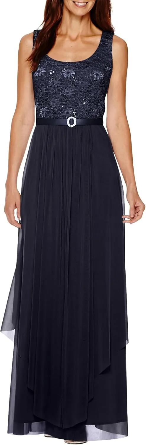 R&M Richards Women's Round Neck