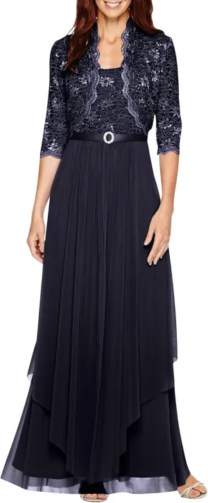 R&M Richards Women's Round Neck