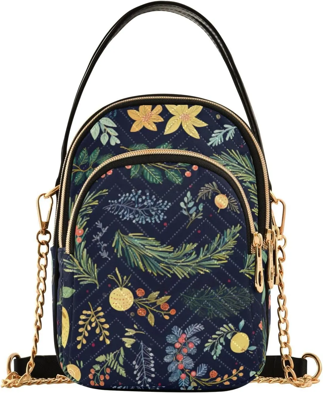 Red and Green Tomato Lady Crossbody Bag, Casual Crossbody Purse Crossbody Shoulder Bag, Crossbody for Women Trendy