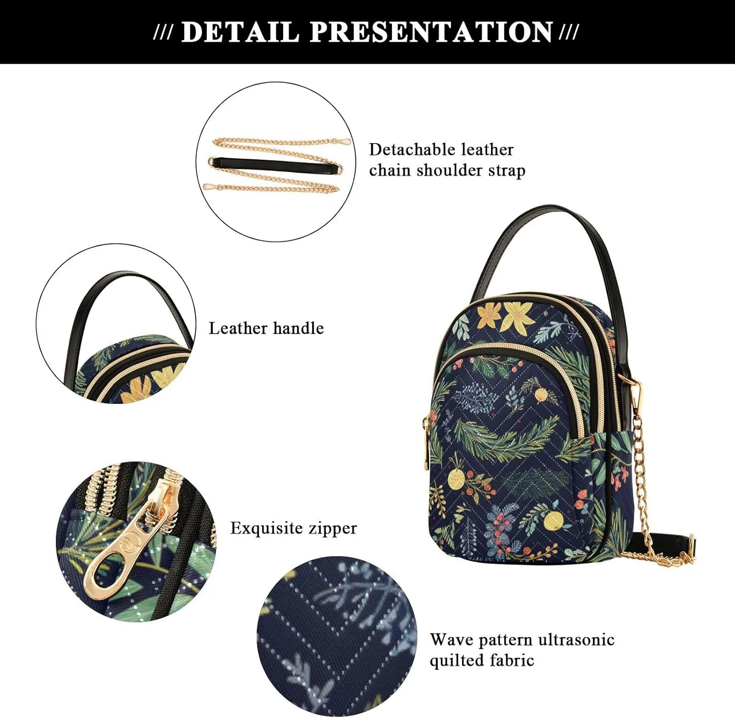 Red and Green Tomato Lady Crossbody Bag, Casual Crossbody Purse Crossbody Shoulder Bag, Crossbody for Women Trendy