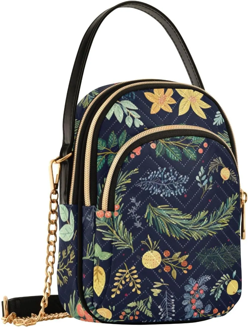 Red and Green Tomato Lady Crossbody Bag, Casual Crossbody Purse Crossbody Shoulder Bag, Crossbody for Women Trendy