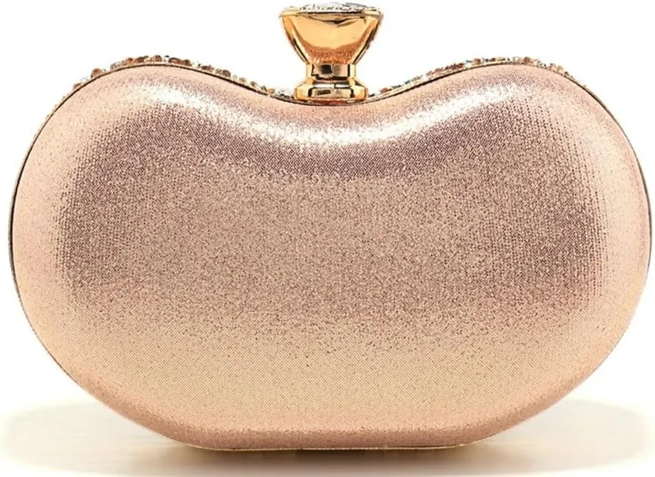 Rhinestone Clutch Purses for Women Sparkly Evening Bags Luxury Crystal Love Pearl Clasp Handbag Diamond Handbags 2025