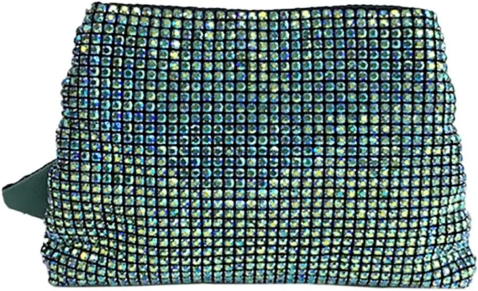 Rhinestone Purse Glitter Evening bag Sparkly Bow Clutch Purses for Women Cross Body Handbags for Party Prom Wedding