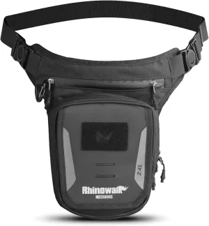 Rhinowalk Motorcycle Fuel Tank Bag, Magnetic Quick Release, with Strap, Men's Leg Waist Bag Women's Outdoor Thigh Motorcycle Riding Crossbody Bag Backpacks