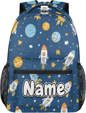 Rocket Large Backpack Fashion Travel Backpacks for Business Women Men Casual Laptop Bag Waterproof Lightweight Shoulder Bags 16in