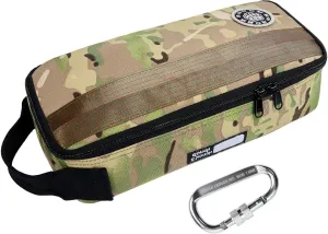 Rough Enough Small Tool Bag with Zipper 12" Portable Tool Pouch Case, Heavy-Duty Padded Organizer for Electricians, Motorcycle Repair and Camping, Camo