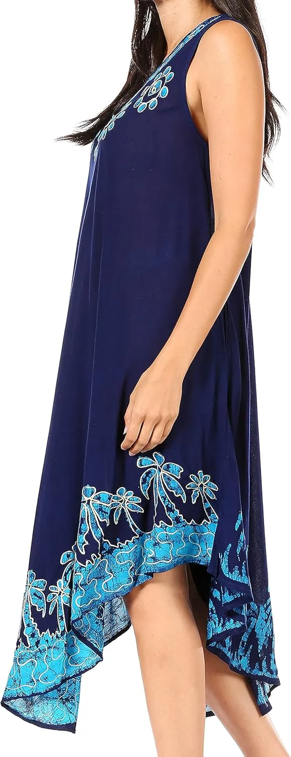 Sakkas Sundari Caftan Tank Dress/Cover Up