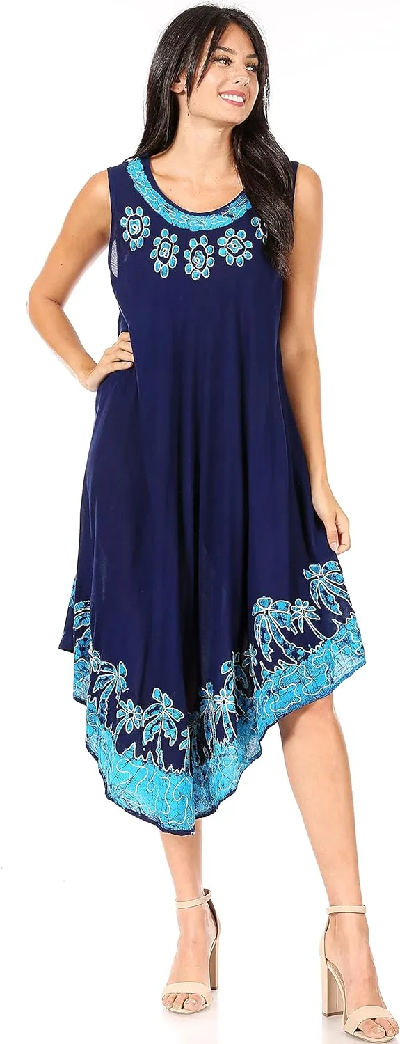Sakkas Sundari Caftan Tank Dress/Cover Up