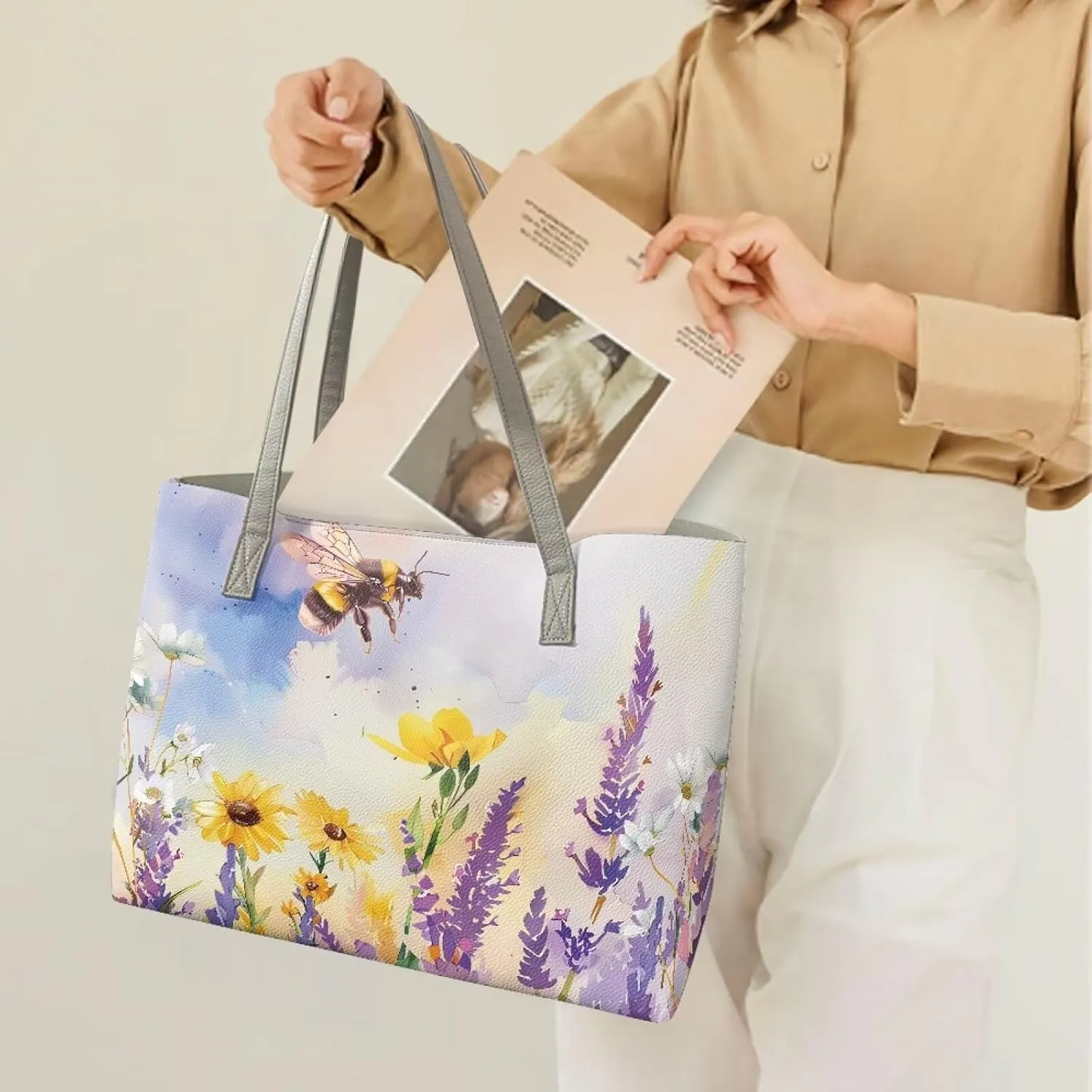 Satchel Handbags for Women Oversized Design Ladies Top Handle Purse Suitable for Adult Women and Girls