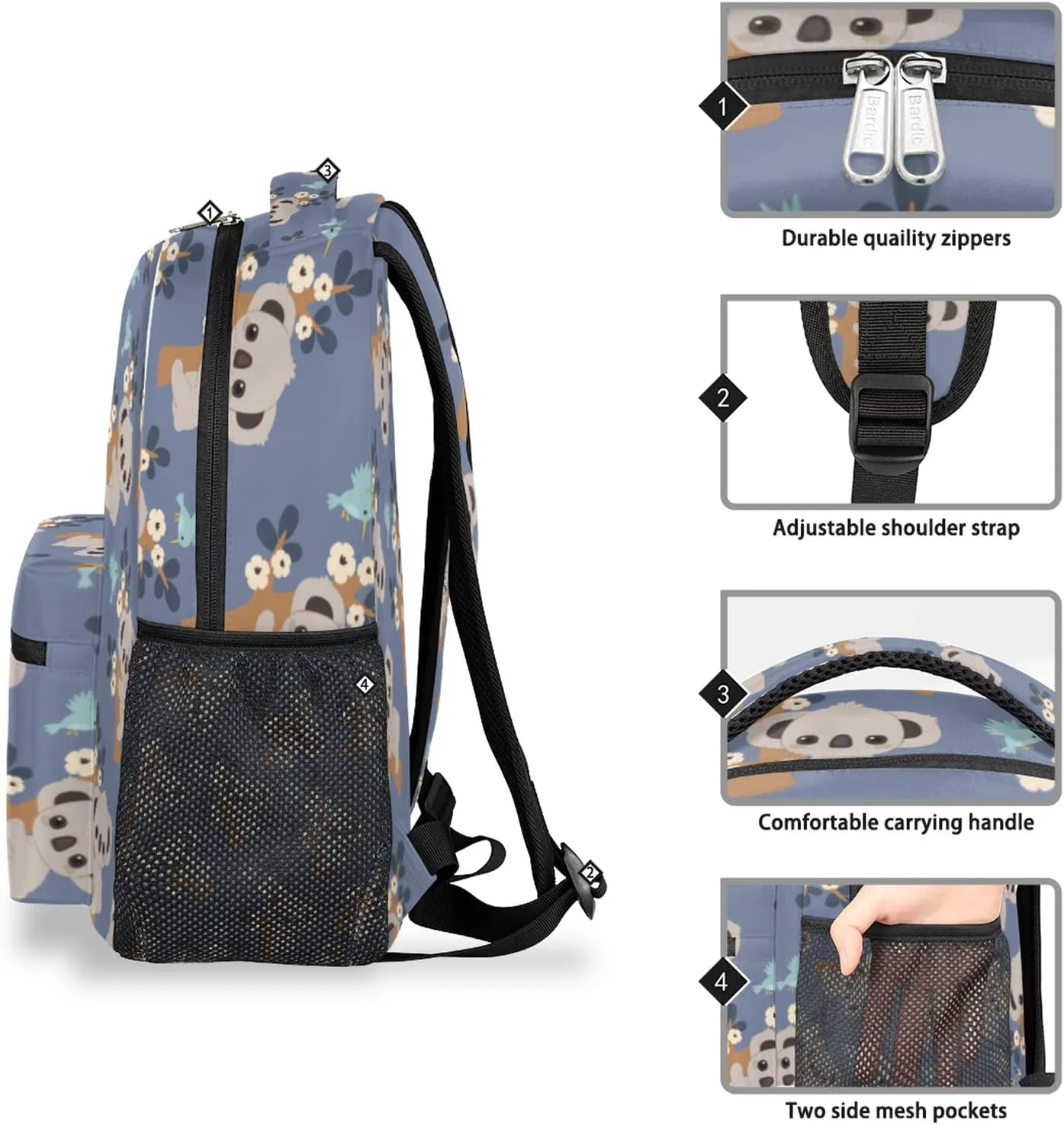 School Backpack for Kids Girls Boys, Travel Backpack Lightweight Water Resistant School Bag Student Bookbag Laptop Backpack