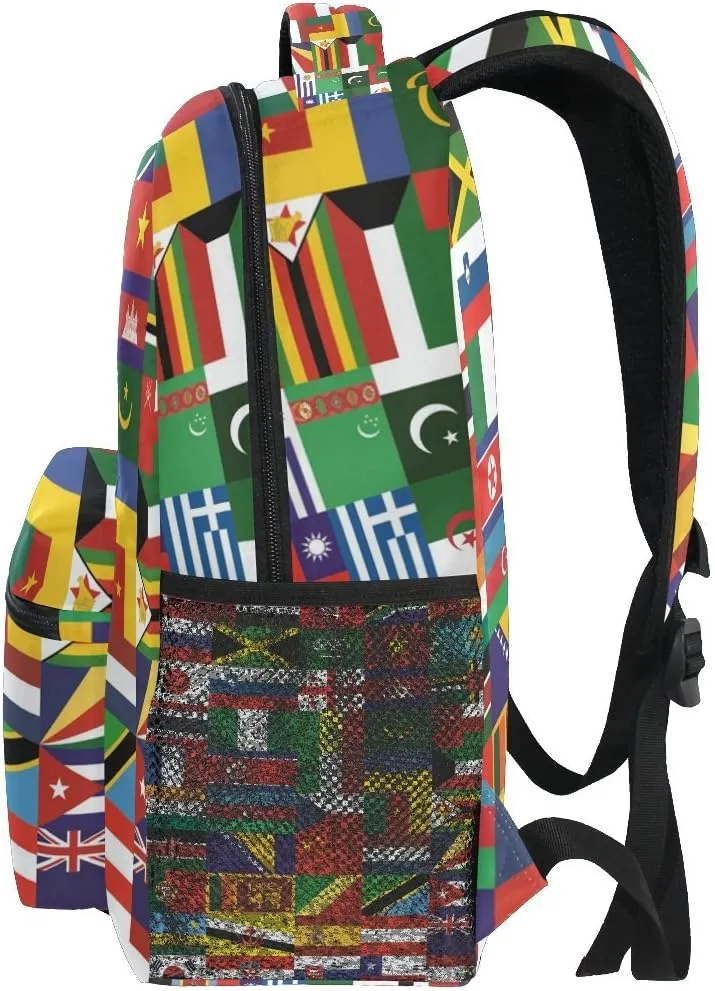 School Backpacks Flower Horse Student Backpack Big For Girls Kids Elementary School Shoulder Bag Bookbag