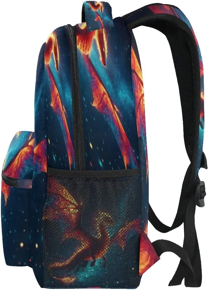 School Backpacks Flower Horse Student Backpack Big For Girls Kids Elementary School Shoulder Bag Bookbag