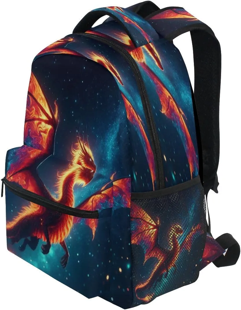 School Backpacks Flower Horse Student Backpack Big For Girls Kids Elementary School Shoulder Bag Bookbag