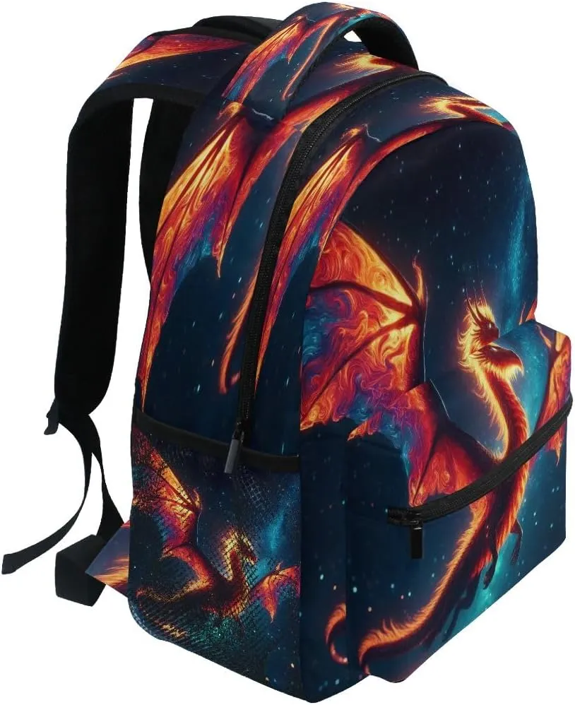 School Backpacks Flower Horse Student Backpack Big For Girls Kids Elementary School Shoulder Bag Bookbag