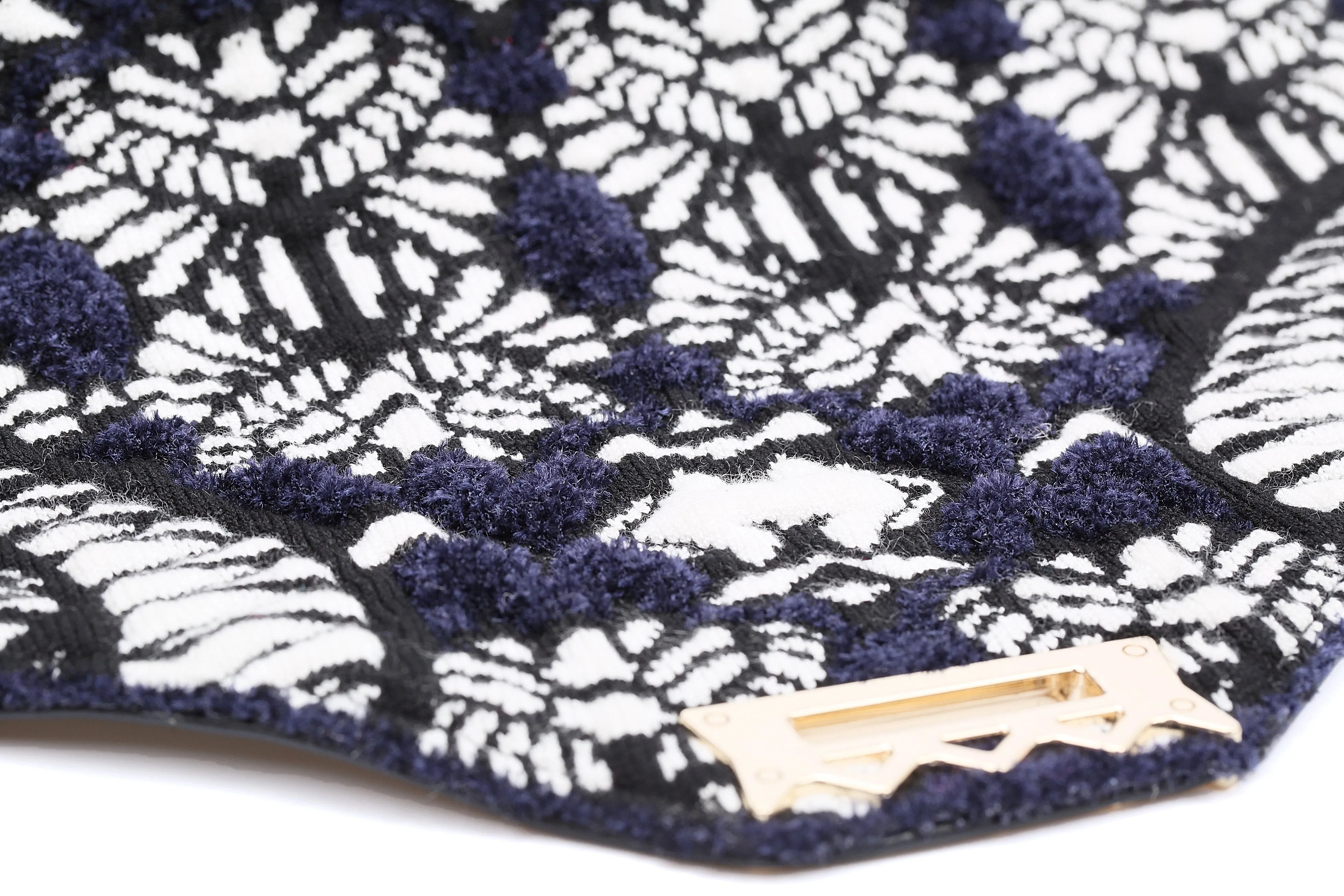 Secret Garden Fluffy Floral Crossbody bag Blue