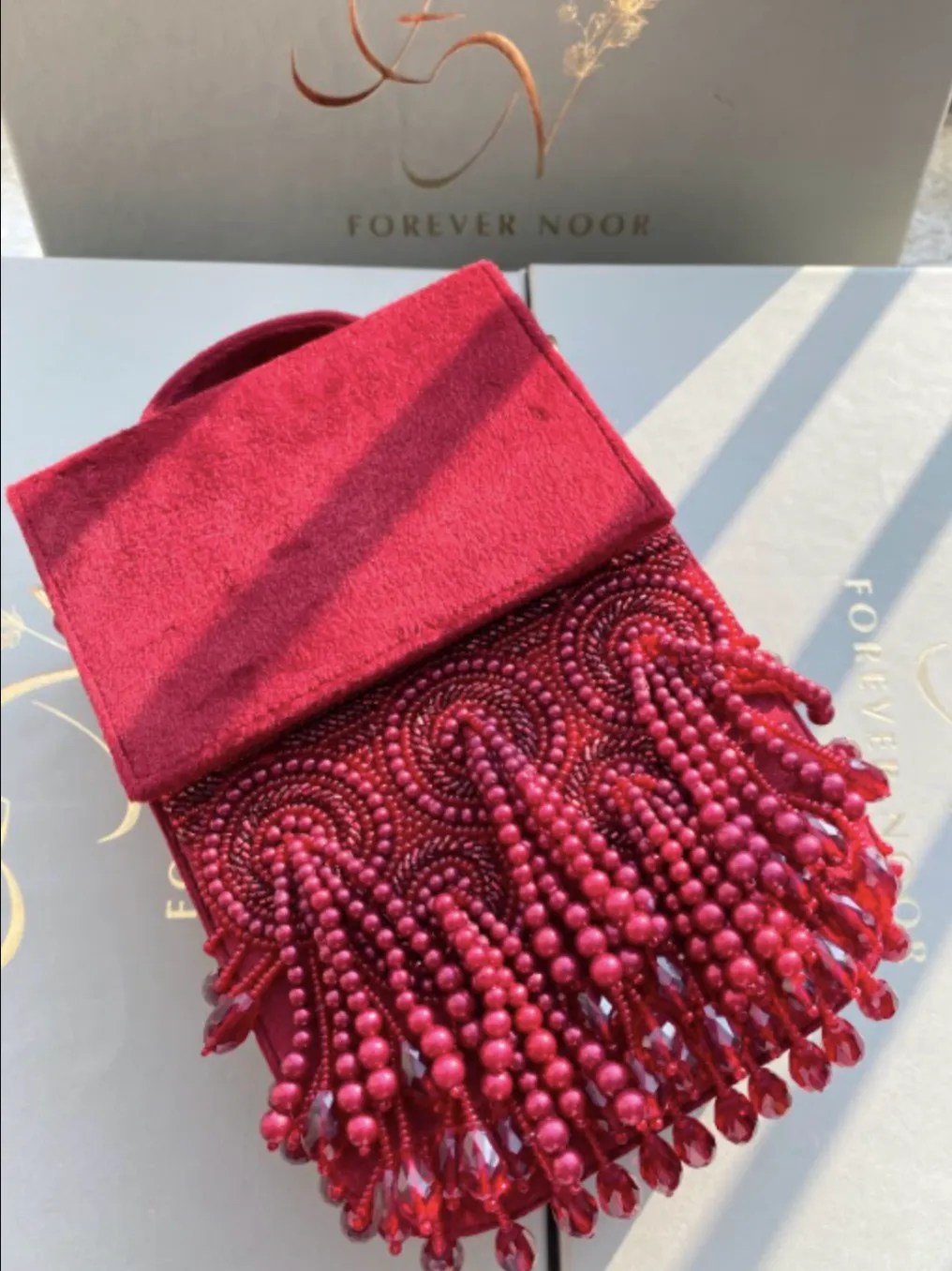 SEHER BOX BAG- RED