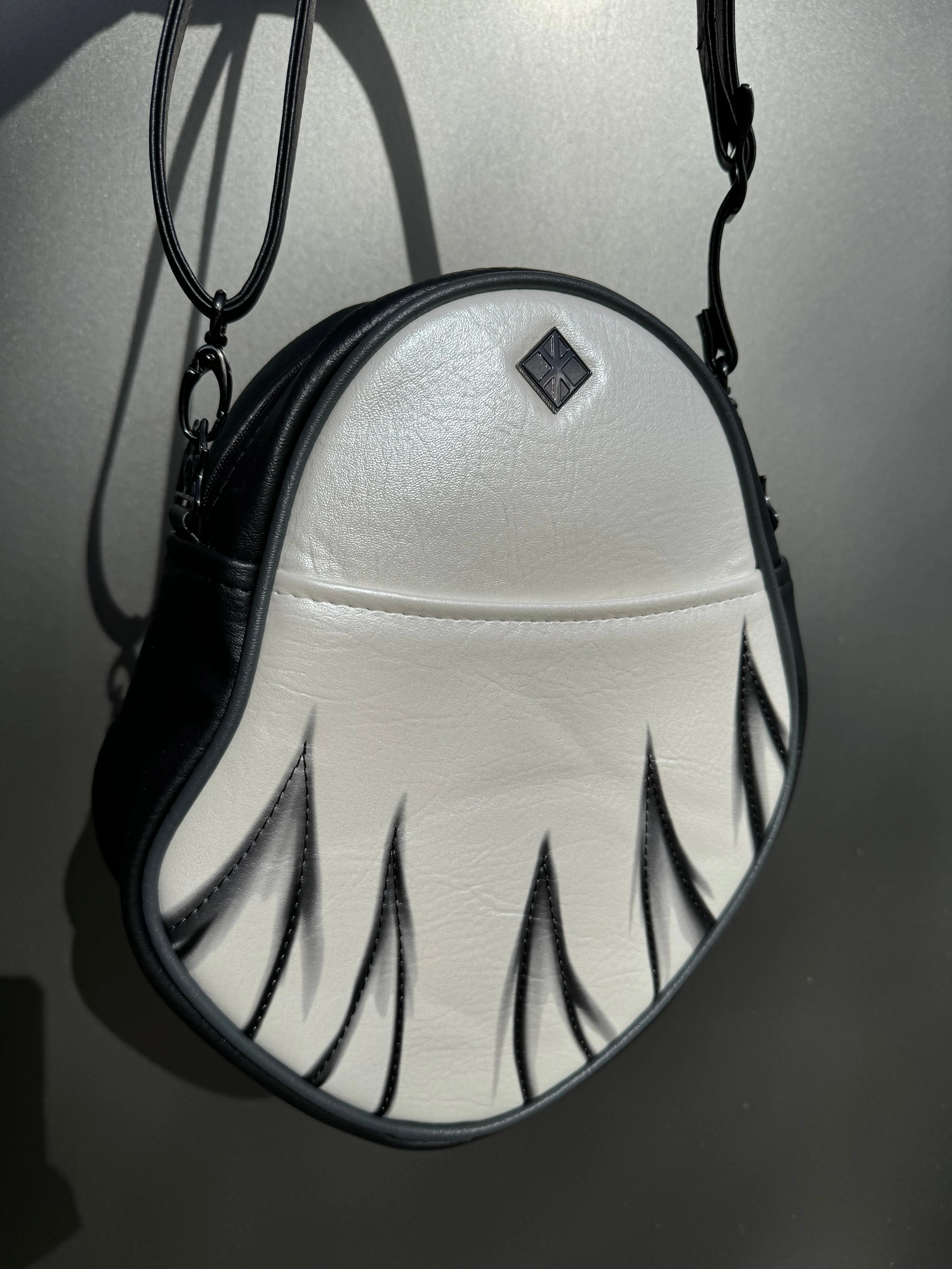 Shaded Boo Bag - Pearl White with Heidi Black and Heidi Grey