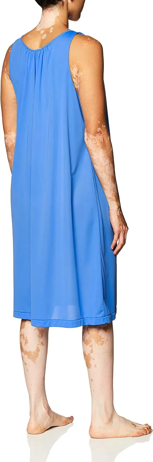 Shadowline Women's Plus-Size Petals 40 Inch Sleeveless Waltz Gown