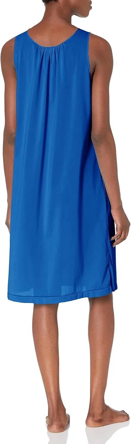 Shadowline Women's Plus-Size Petals 40 Inch Sleeveless Waltz Gown