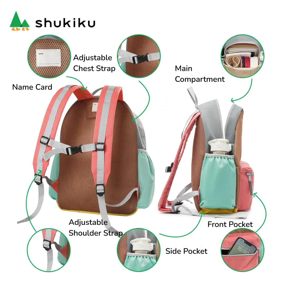 Shukiku - Classic Outing Backpack: Coral Pink
