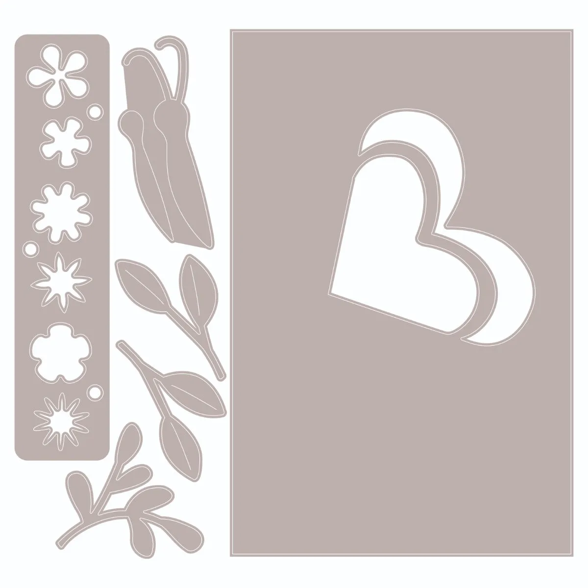 Sizzix Framelits Die Set 6PK w/4PK Stamps - Butterfly Wishes