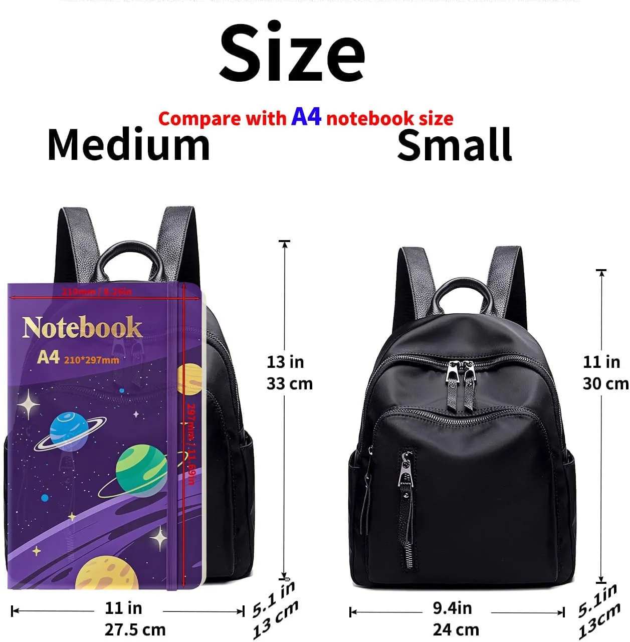 Small Backpack for Women,Waterproof Cute Fashion Backpack Purse,Little Nylon Casual Back Pack Bags Handbags,