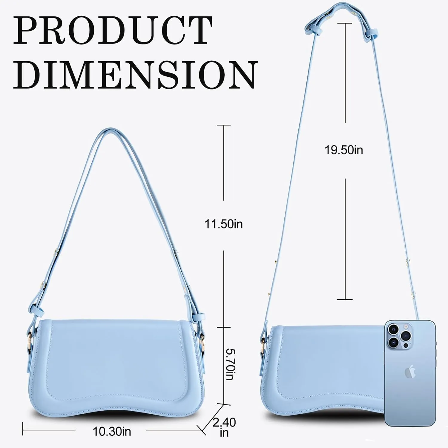 Small Shoulder Bag for women,Crossbody Purses,Leather Tote Handbag Clutch Hobo Purse,with Zipper Closure for Women